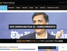 Tablet Screenshot of emprendizajequindio.com